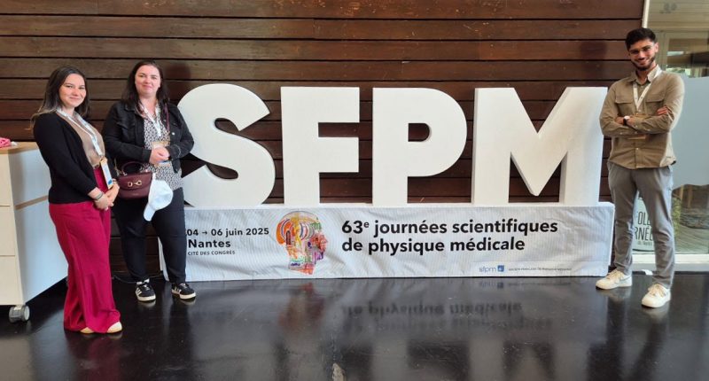Une petite délégation du Centre de Radiothérapie Guillaume Le Conquérant, Le Havre est au congrès de la SFPM Société Française de Physique Médicale dans la Ville de Nantes officiel depuis quelques jours.